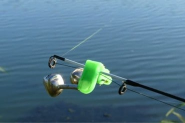 5 Pcs/lot Bite Alarms Fishing Bells Fishing Accessory Clips Bells Ring Green _C< 