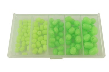 Deep sea fishing beads Green LUMO BEADS Rigging for Lures Deepsea Rigs x 25 