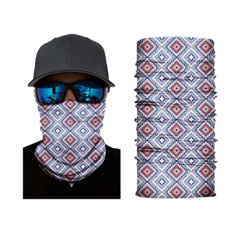 Purple Casa Pattern S400 - Fitted Neck Gaiter - Fishing Outlet